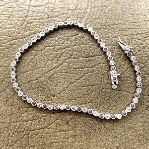 💙 Zales Bezel-Set Tennis Bracelet